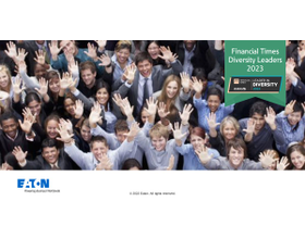 Eaton recognized as one of Europe&rsquo;s leading employers for workplace diversity by the Financial Times!