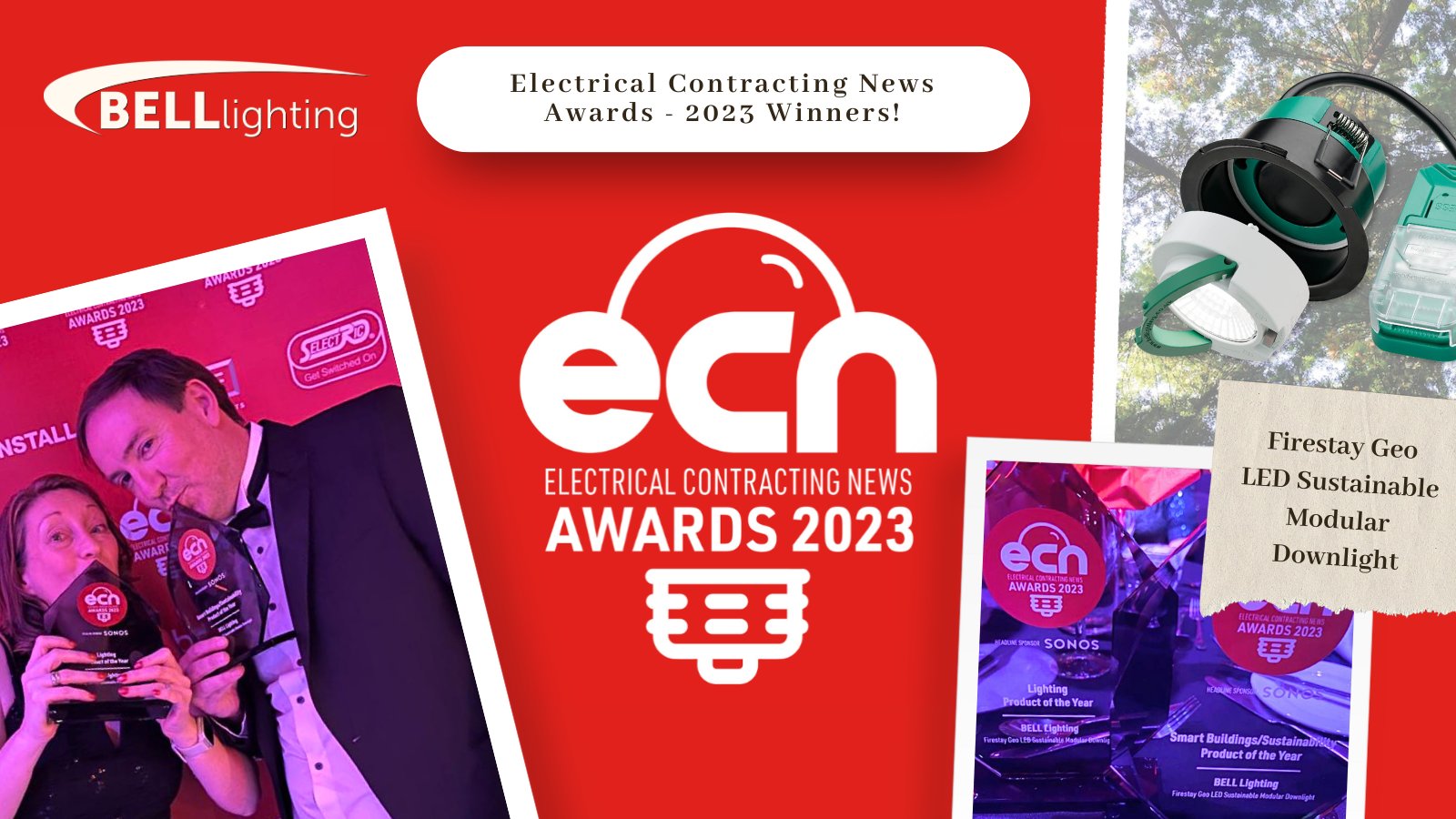 Bell won two awards at the 2023 ECN Awards