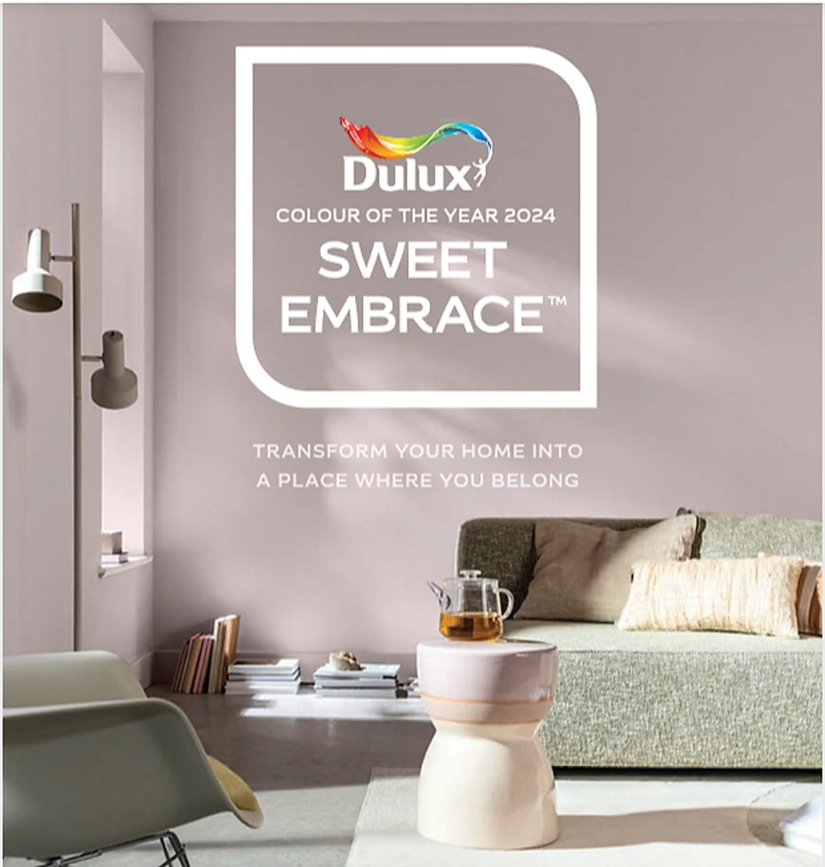 Hamilton wiring accessories work with the Dulux Colour of the year 2024