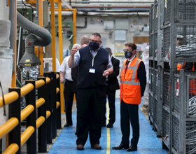 ABB welcomes Andy Street, Mayor of the West Midlands, to their Coleshill manufacturing site