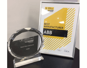 ABB named best manufacturer at the Smart Solutions Awards 2017!