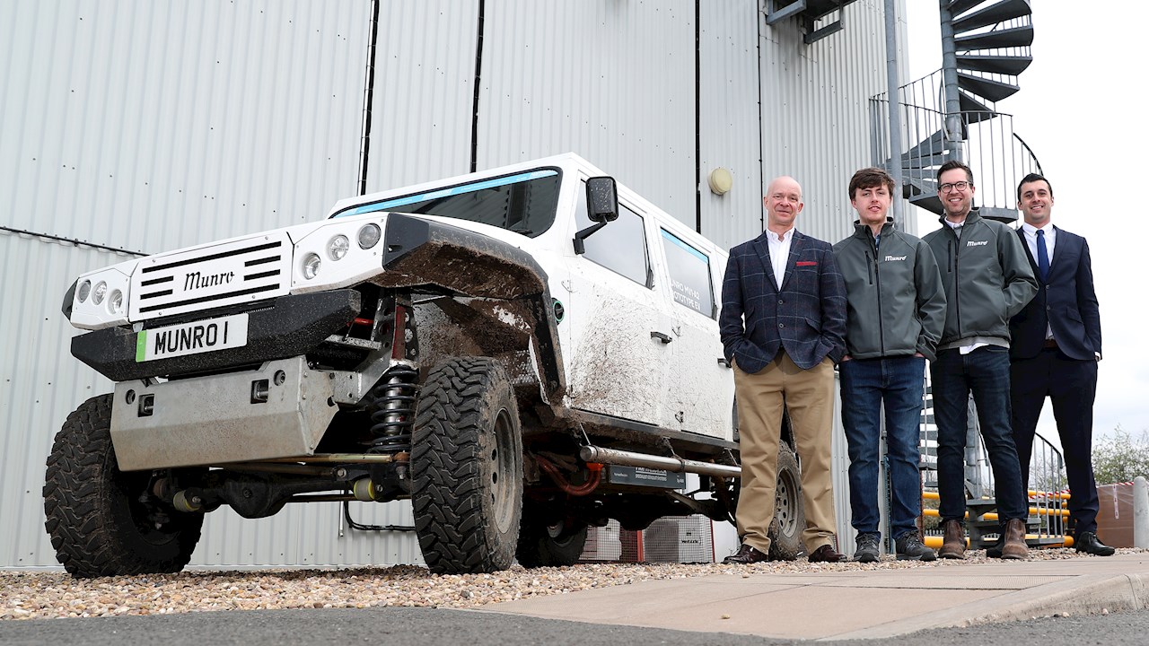 ABB and Munro Vehicles team up to take electric vehicle innovation off road