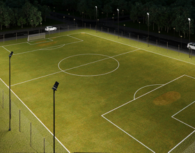 Ansell Lighting discuss the difference between Asymmetric and Symmetric floodlights