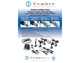 Cutting Edge Cable Preparation with Cembre Tooling
