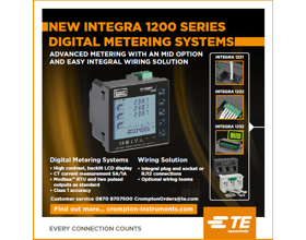 New DIN 96mm Digital Metering Systems from Crompton Instruments