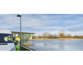 Commission outdoor luminaires from street level with Philips EasyAir SN0110