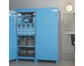 What are the benefits of central battery systems?