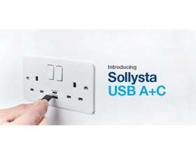 NEW: Sollysta USB A+C socket from Hager
