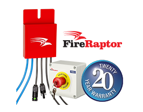 IMO's FireRaptor Solar Panel Rapid Shutdown