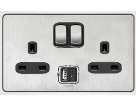 Legrand premieres 13A socket with integrated USB Type-C outlet
